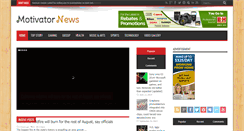 Desktop Screenshot of motivatornews.com