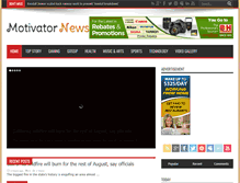 Tablet Screenshot of motivatornews.com